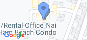 地图概览 of Nai Harn Beach Condo
