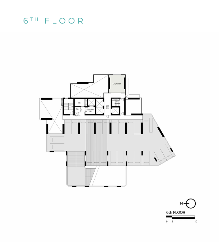 Building Floor Plan of เทตต์ พัทยา - ชั้น 6