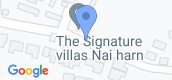 地图概览 of The Signature Villas Naiharn