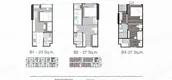 Unit Floor Plans of KnightsBridge Sukhumvit-Thepharak by Hampton