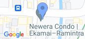 地图概览 of NEWERA CONDO Ekamai – Ramintra