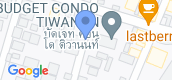 地图概览 of Budget Condo Tiwanon