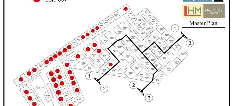 Master Plan of ลา วัลเล่ วิลเลจ ทาวน์ 2 - Photo 1