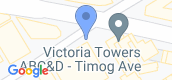 Map View of Victoria Towers ABC&D