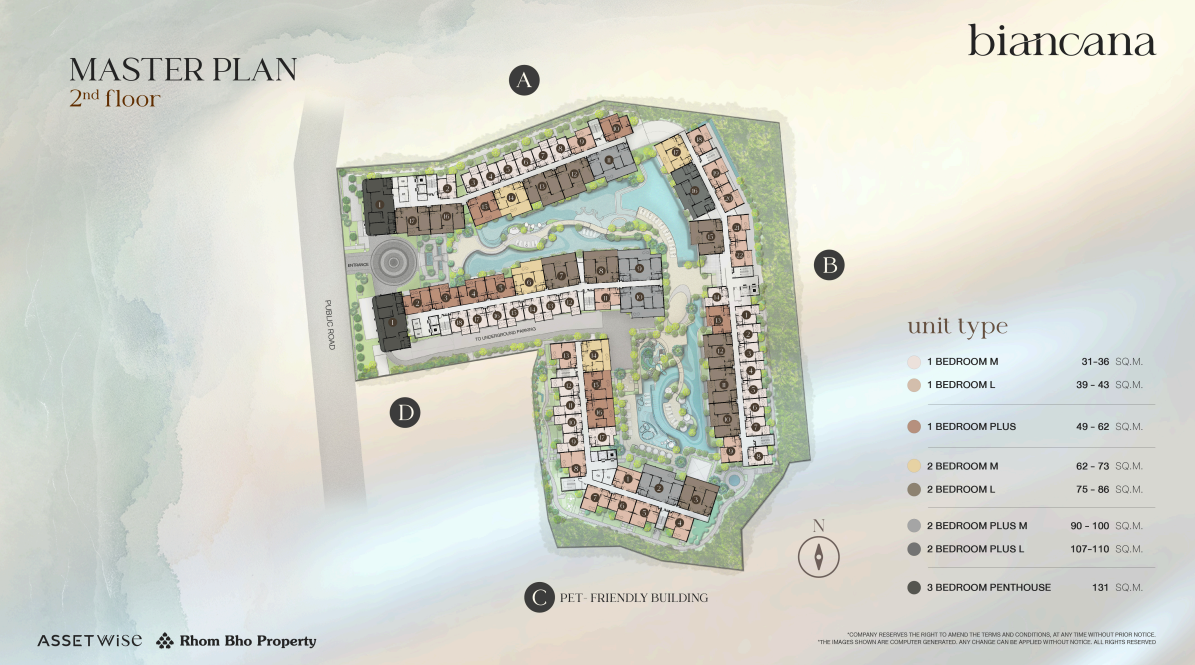 Building Floor Plan of เบียนคานา ไทเทิล - ชั้น 2