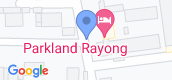 地图概览 of The Parkland Rayong 