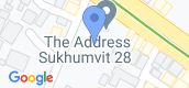 地图概览 of The Address Sukhumvit 28