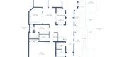 Поэтажный план квартир of Garden Homes Frond A