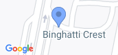मैप व्यू of Binghatti Crest