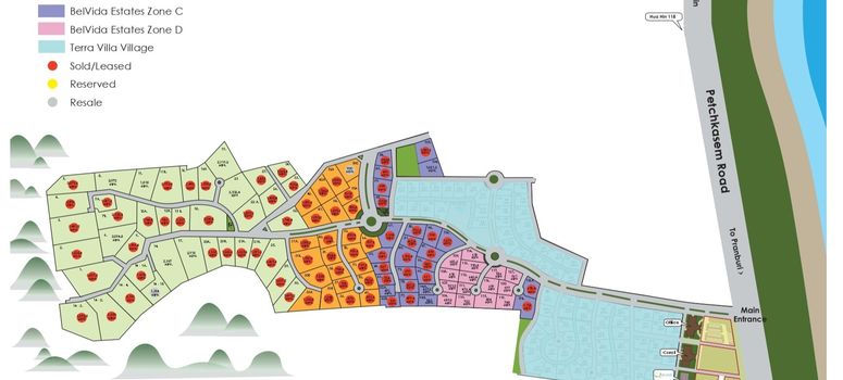 Master Plan of เบลวิด้า เอสทาเทส หัวหิน - Photo 1