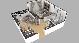 Verfügbare Objekte im Residence L Boeung Tompun: Type F Unit 1 Bedroom for Sale