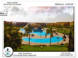 6 Bedroom Townhouse for sale at Pyramids Walk, South Dahshur Link, 6 October City, Giza, Egypt