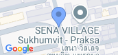 Map View of Sena Village Sukhumvit Praksa