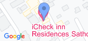 地图概览 of iCheck Inn Residence Sathorn