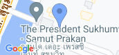 Map View of The President Sukhumvit - Samutprakan