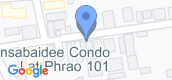 Map View of Yensabaidee Condo Lat Phrao 101