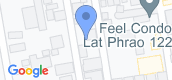 Map View of Feel Condo Lat Phrao 122