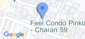 Просмотр карты of Feel Condo Pinklao - Charan 59