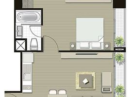 อพาร์ทเม้นท์ 1 ห้องนอน ให้เช่า ในโครงการ โนเบิล รีไฟน์, คลองตัน