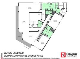 4 Schlafzimmer Appartement zu verkaufen im GUIDO al 2600, Federal Capital, Buenos Aires