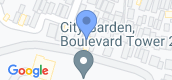 Map View of City Garden Apartment