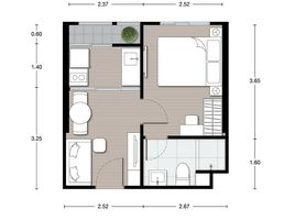 ขายคอนโด 1 ห้องนอน ในโครงการ นิว เมกา พลัส บางนา, บางแก้ว