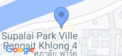 Map View of Supalai Park Ville Rangsit Khlong 4