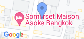 Map View of Somerset Maison Asoke Bangkok