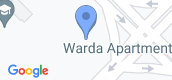 Map View of Warda Apartments 1A