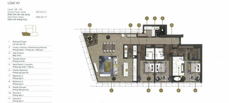Master Plan of The Vertex Private Residence - Photo 6