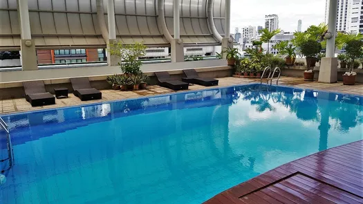 3D Walkthrough of the Communal Pool at The Master Centrium Asoke-Sukhumvit