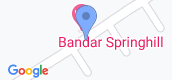 Map View of Bandar Springhill