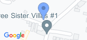 Просмотр карты of Three Sister Villas 