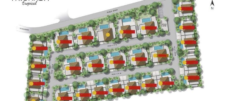 Master Plan of ตรีชฎา ทรอปิคอล - Photo 1