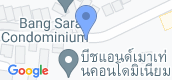 地图概览 of Bang Saray Condominium