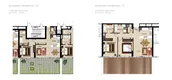 Unit Floor Plans of Al Naseem Residences A