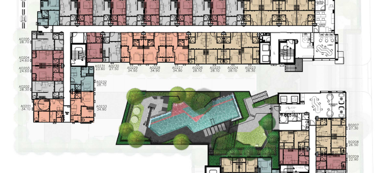 Master Plan of Maroon Ratchada 32 - Photo 1