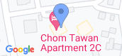 Map View of Chom Tawan Apartment