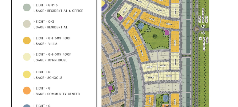 Master Plan of Morooj at Tilal City - Photo 1