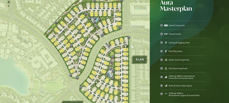 Master Plan of Aura at Tilal Al Ghaf - Photo 1