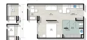 Unit Floor Plans of La Belle De Rawai Residence