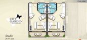 Поэтажный план квартир of City Garden Pratumnak