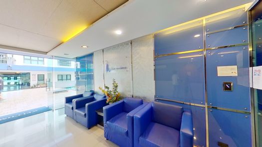 3D视图 of the Rezeption / Lobby at The Blue Residence 