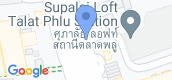 地图概览 of Supalai Loft @Talat Phlu Station