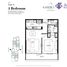 1 Bedroom Apartment for sale at Gateway Residences, Mina Al Arab
