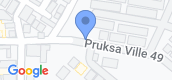 地图概览 of Pruksa Ville 49 Srinakarin 