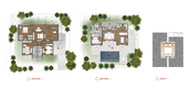 Unit Floor Plans of The Laytin Villa @Maan Tawan