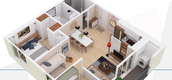 Unit Floor Plans of Westbay, Ecopark Apartment