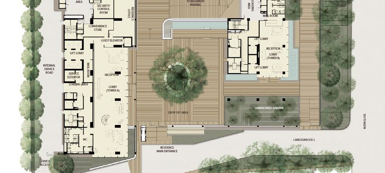 Master Plan of Sindhorn Residence - Photo 1