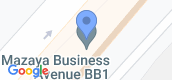 Map View of Mazaya Business Avenue AA1